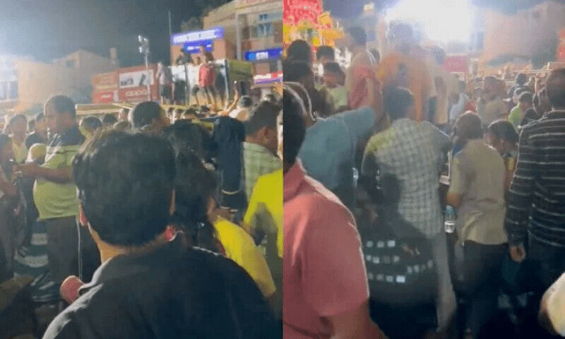 Three killed, 6 injured in stampede at Indian chariot festival