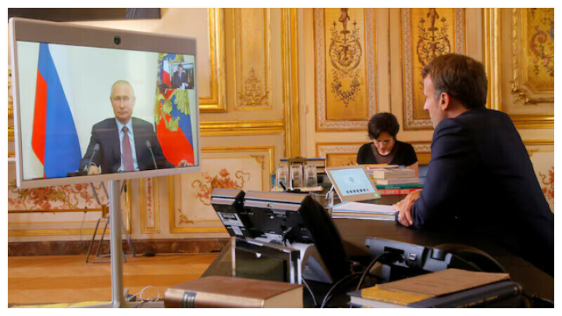 Putin, Macron discuss Iran, Ukraine in first phone call in nearly three years