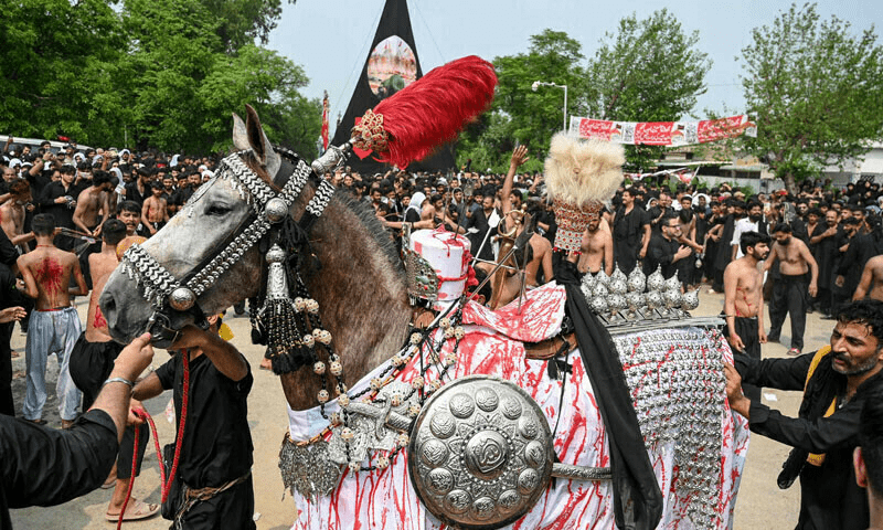 9th Muharram processions conclude peacefully amid tight security