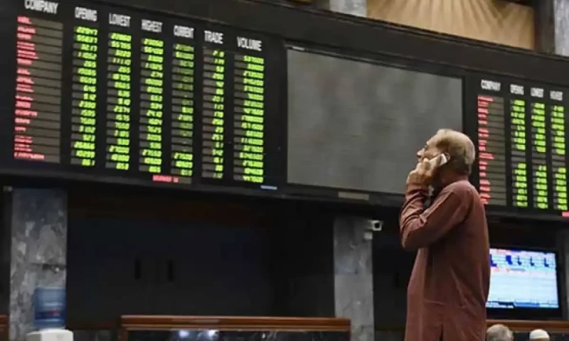 KSE-100 jumps to 560 points to end at 134,581.90