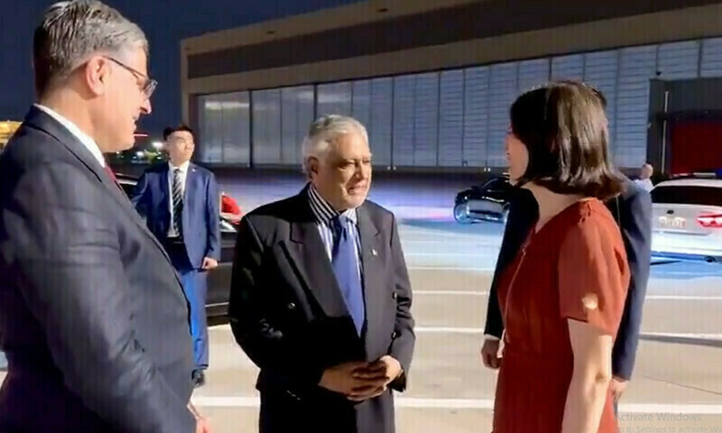 Ishaq Dar arrives in China to attend SCO foreign ministers&rsquo; meeting