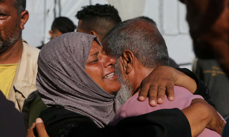 Crush at Gaza aid distribution site kills at least 20 Palestinians