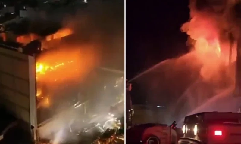 Fire at mall in Iraq leaves at least 60 dead: officials