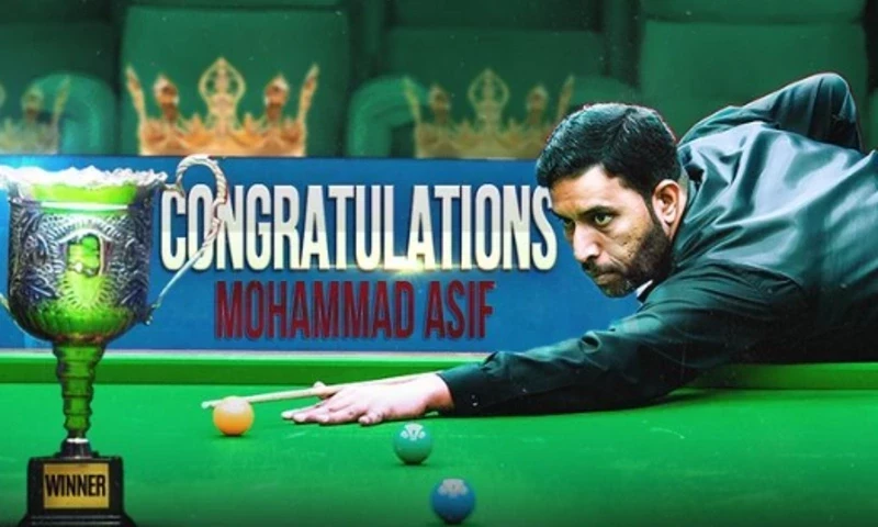 Pakistan&rsquo;s Muhammad Asif wins World Snooker Championship 2025