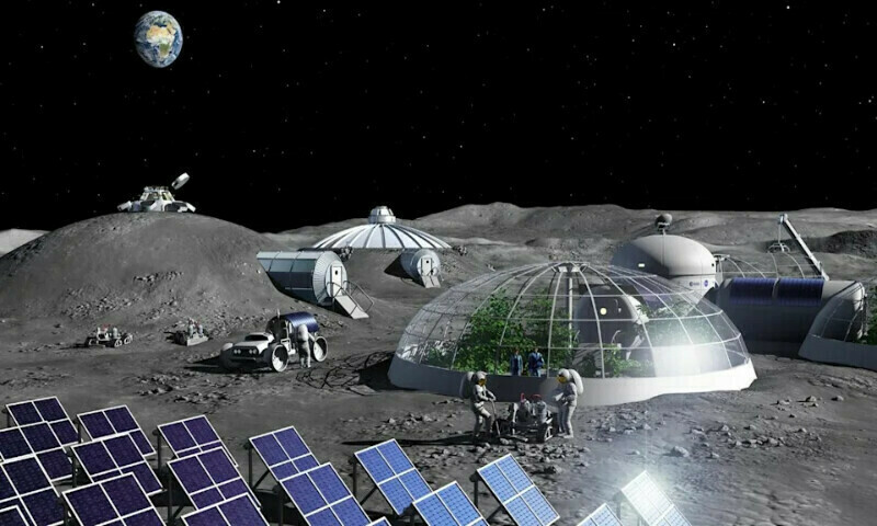 Sustainable Life on Moon