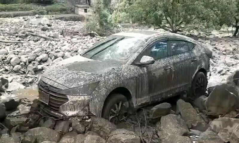 Cloudburst, torrential rains wreak havoc at Babusar Top, Diamer