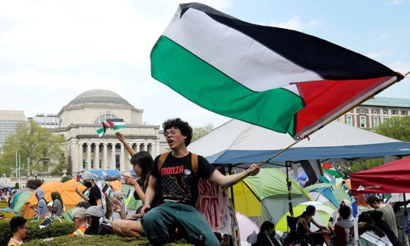 Columbia University disciplines students over pro-Palestine protest