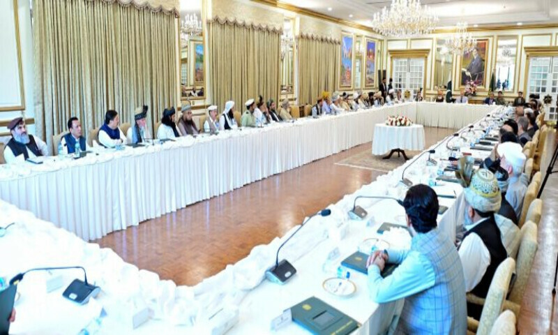 PM Shehbaz hosts Jirga, restores college, universities quota for merged districts of KP