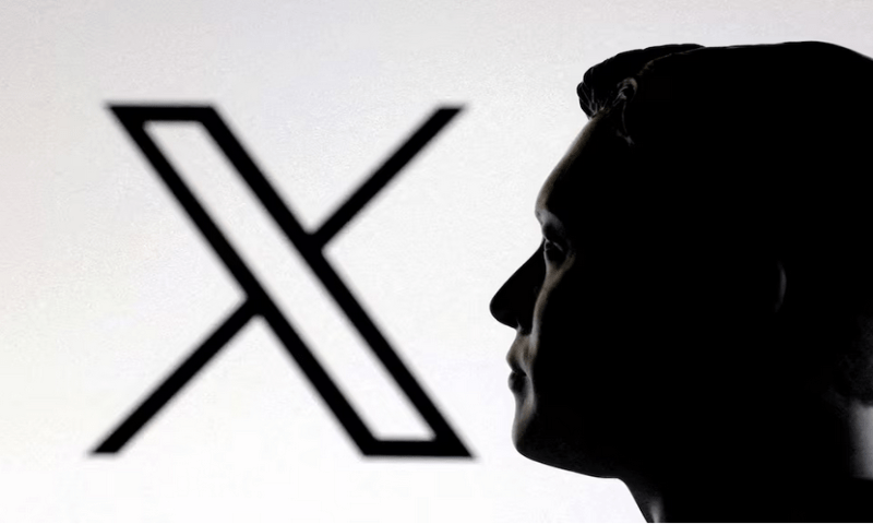 A 3D-printed miniature model of Elon Musk and the X logo are seen in this illustration taken January 23, 2025. Reuters file
