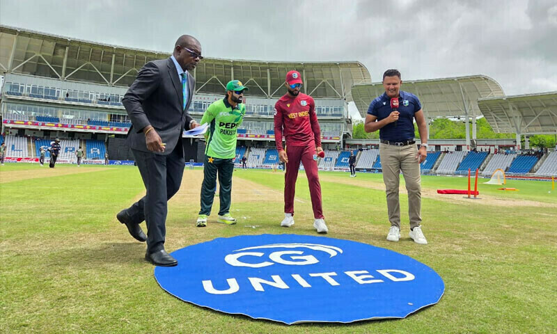 Pakistan opt to field first in opening ODI against West Indies