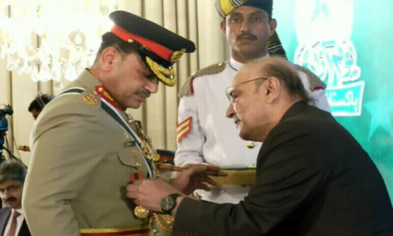 President confers Hilal-e-Jurat to Field Marshal, Nishan-e-Imtiaz to Bilawal Bhutto