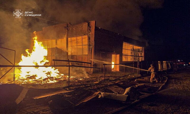 At least 14 wounded in Russian attack on Ukraine&rsquo;s Sumy region