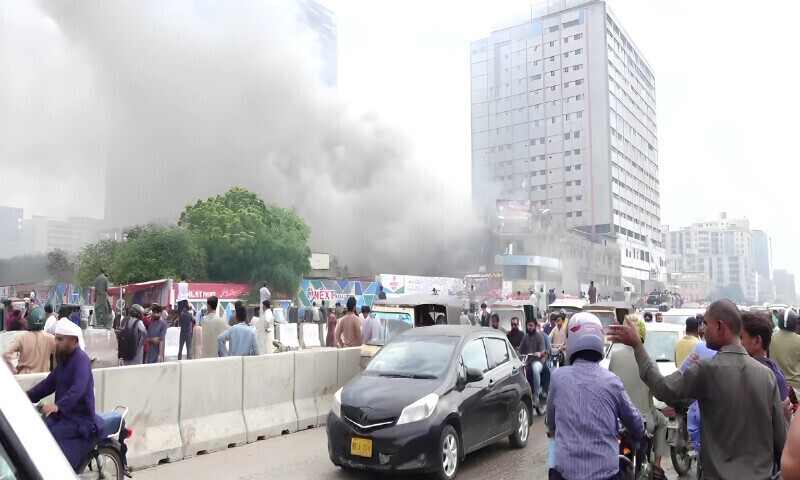 Six killed in MA Jinnah Road warehouse explosion; police arrest owner