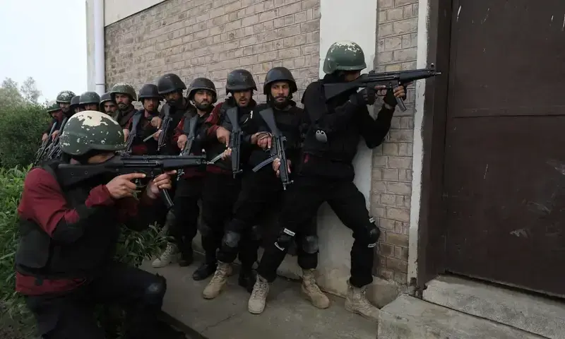 Three terrorists killed in Kohat operation following police van attack