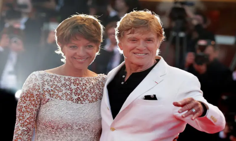 Robert Redford and his wife Sibylle pose on the red carpet during a screening for the movie ‘The Company You Keep’ at the 69th Venice Film Festival on September 6, 2012. Reuters file