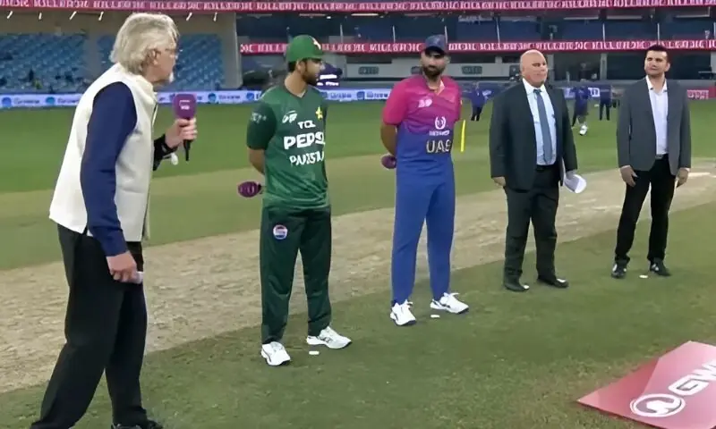 ایشیاکپ ٹی 20: یو اے ای کا ٹاس جیت کر بولنگ کا فیصلہ – Sports