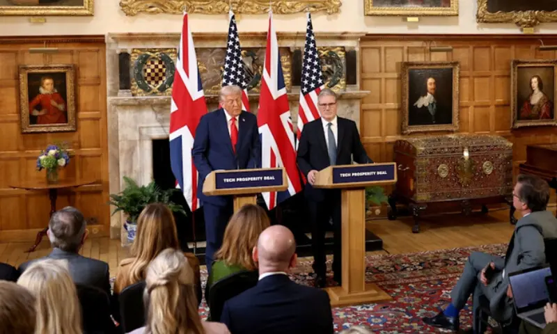 Trump says he disagrees with UK on recognising Palestinian state