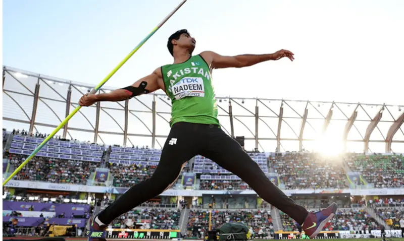 Arshad Nadeem returns home after world championship setback