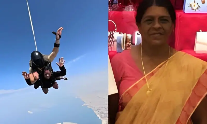 71 سالہ خاتون نے 13 ہزار فٹ کی بلندی سے اسکائی ڈائیونگ کرکے دنیا کو حیران کردیا – Life & Style