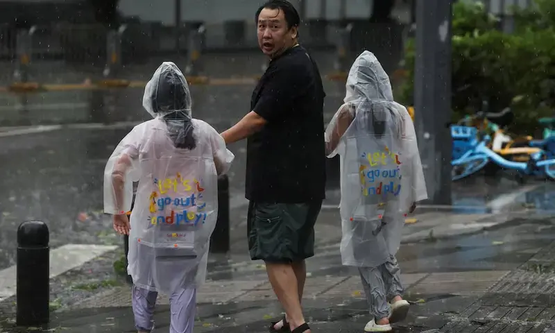 Ragasa approaches Shenzhen, Guangdong Province, China, September 24. REUTERS