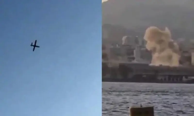 Israeli drone strike hits LPG tanker in Yemen with &lsquo;24 Pakistanis&rsquo; among crew