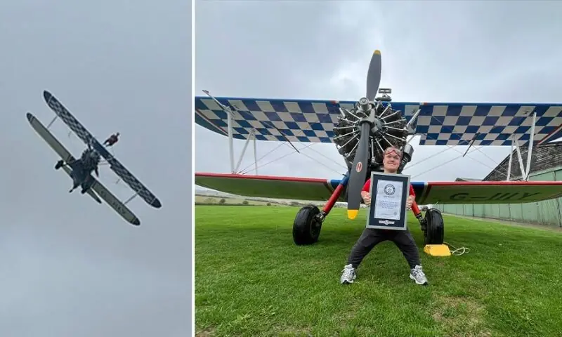 چھوٹے قد کے یوٹیوبر کا اڑتے جہاز پر اسٹنٹ، عالمی ریکارڈ قائم – Life & Style