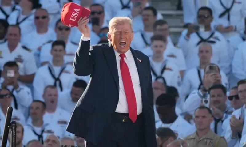 ٹرمپ کا امریکی بحریہ کی سالگرہ کی تقریب میں رقص، ویڈیو وائرل – World