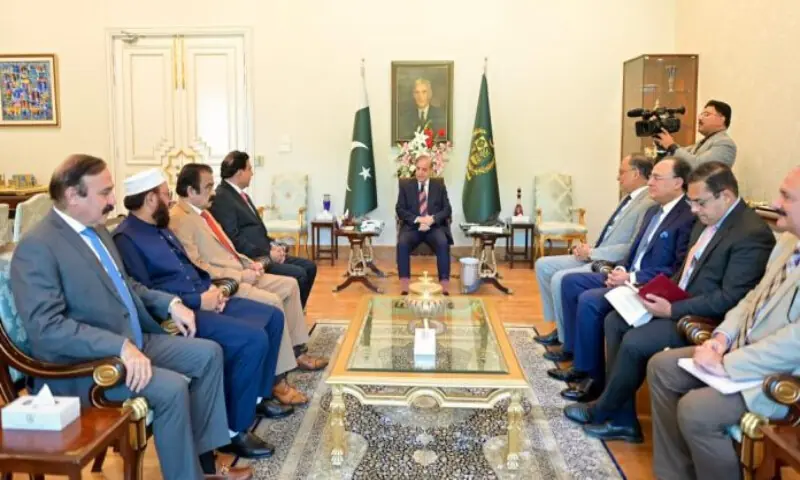 PM Shehbaz vows to address Kashmiri concerns after peaceful resolution in AJK