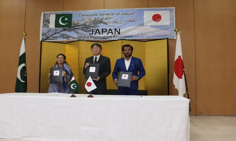 Japan provides grant assistance to two NGOs for development projects in Sindh