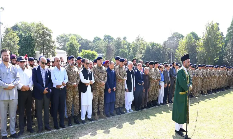 Funeral of Major Sibtain Haider held at Chaklala Garrison