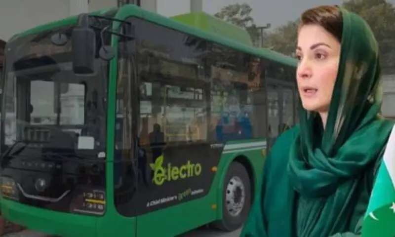 Maryam Nawaz to launch electric bus service in Rawalpindi