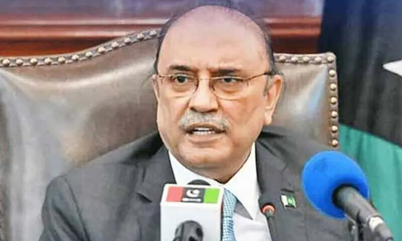 President Zardari urges Kabul to act against Indian-backed Khawarij