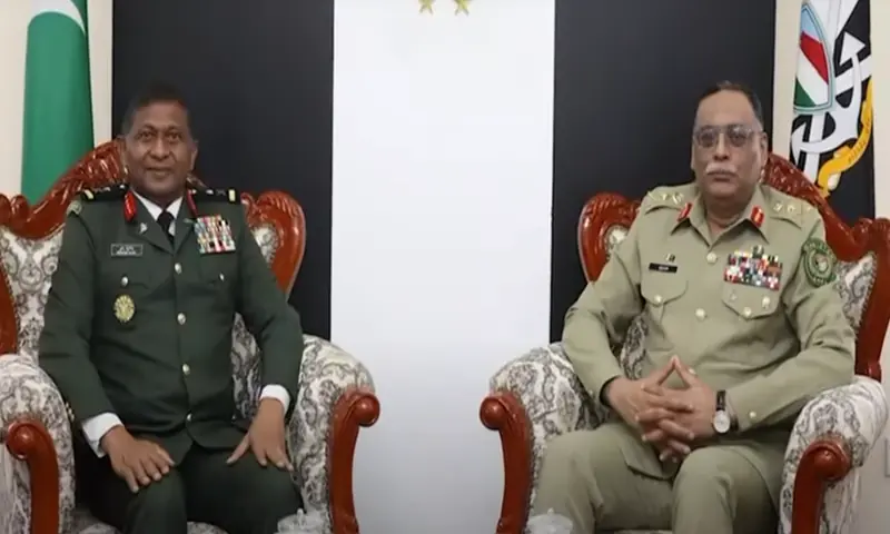 CJCSC meets Maldivian leadership to boost defence cooperation