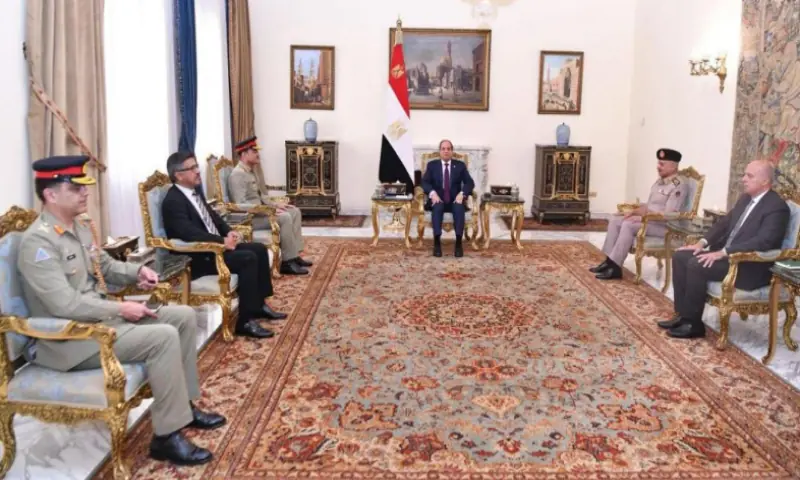 Field Marshal, Egyptian president vow to strengthen security and economic ties