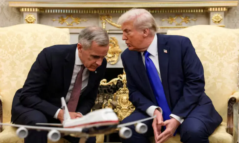 Trump sets 10% hike in tariffs on Canada after ad airs during World Series