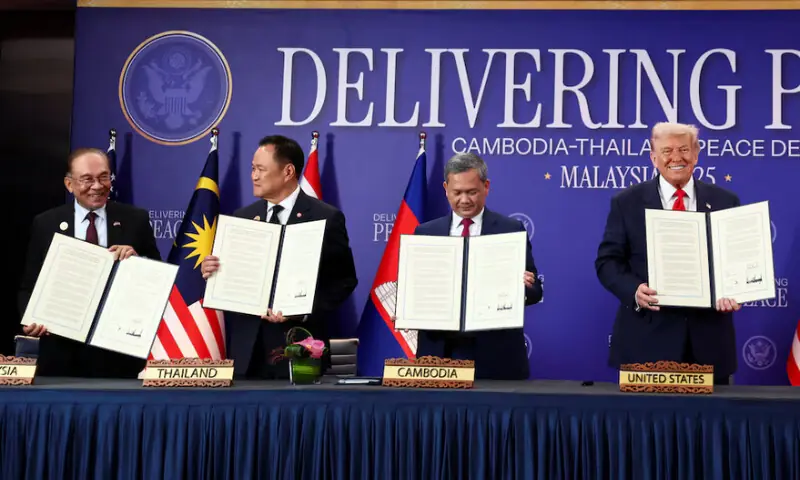 Trump headlines ASEAN summit, Thailand-Cambodia sign ceasefire deal