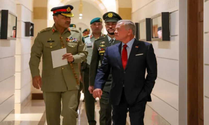 Field Marshal Asim Munir, Jordan King Abdullah vow to expand defence partnership