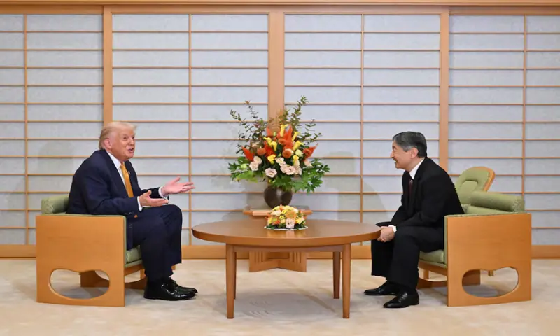 Trump gets royal welcome in Japan, China trade truce hopes rise