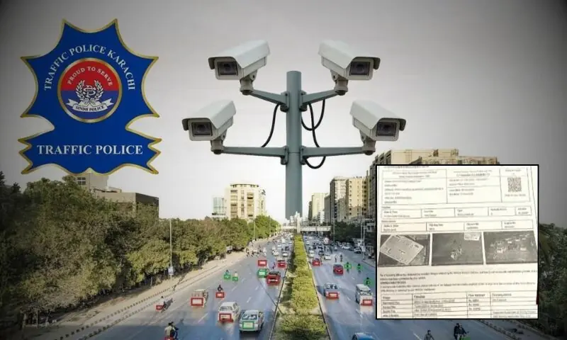 کراچی میں ای چالان سسٹم کی سنگین غلطی، شہری کو کسی اور کا چالان بھیج دیا – Pakistan