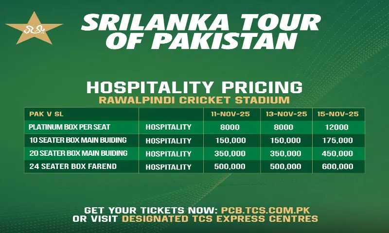 Tickets to go on sale for ODI series against Sri Lanka from Tuesday