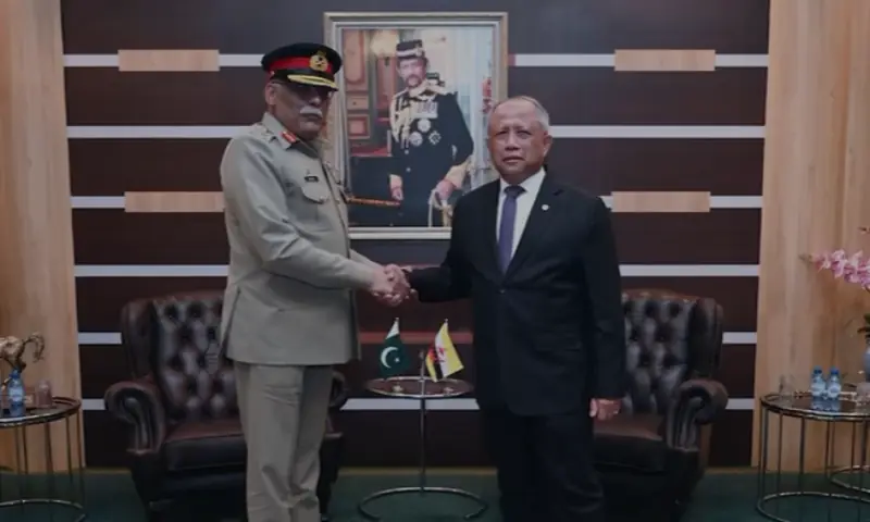 CJCSC Gen Sahir Shamshad meets Brunei Sultan, top military leadership