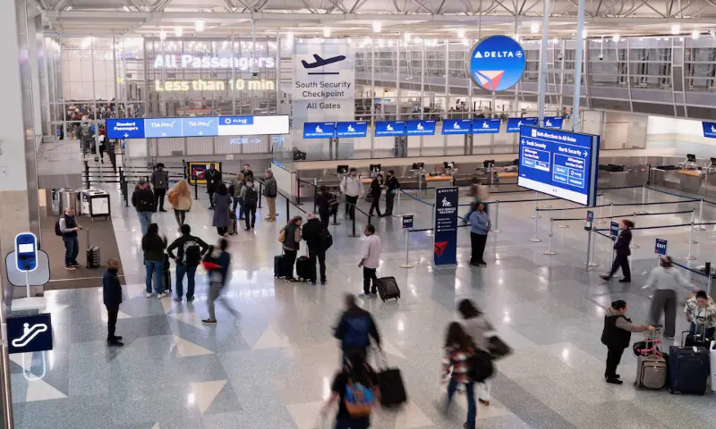 Travellers walk through Terminal 1 at Minneapolis–Saint Paul International Airport in Minneapolis, Minnesota. – Reuters