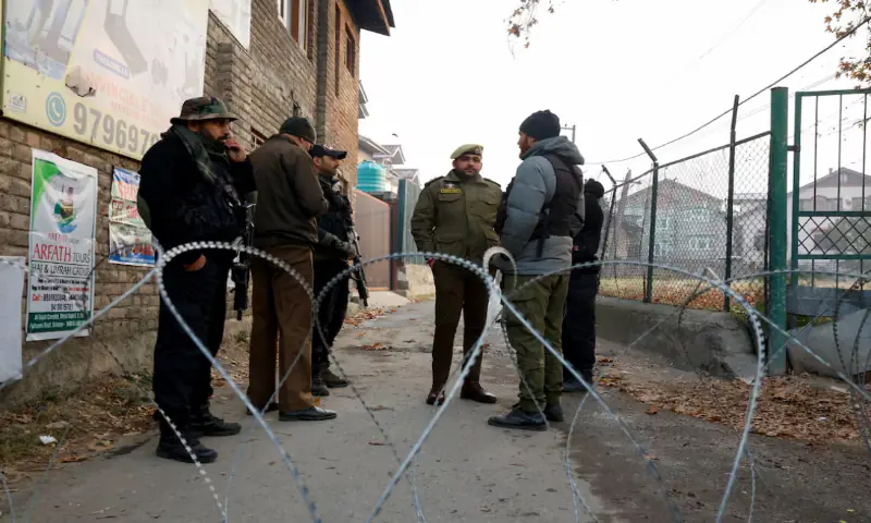 Explosion at occupied Kashmir police station kills nine