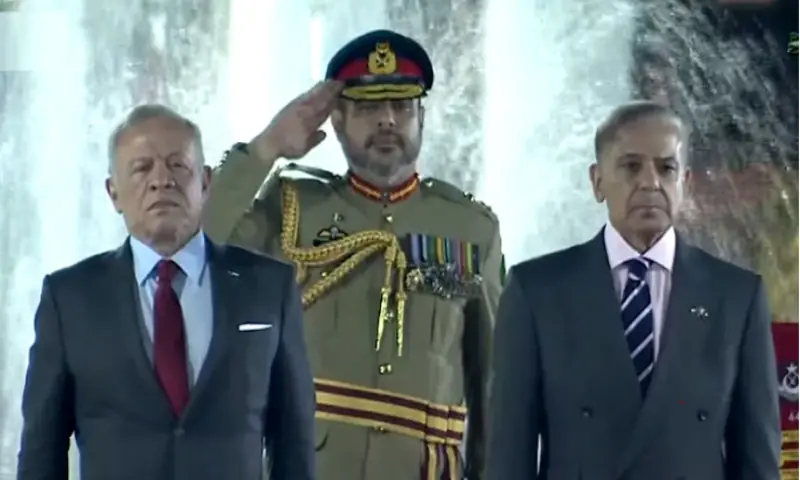 King Abdullah of Jordan arrives in Islamabad for two-day official visit