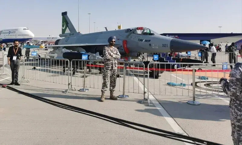 Indian officers visit Pakistan pavilion at Dubai Airshow; photos spark online debate