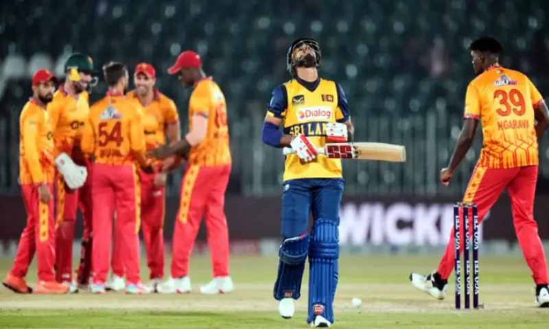 T-20 Tri-Series: Zimbabwe beat Sri Lanka by 67 runs