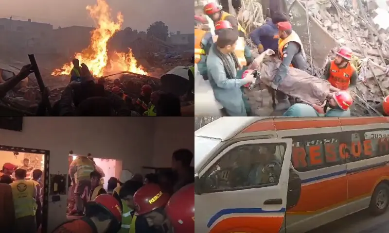 Gas explosion in Faisalabad factory kills 21, including seven children