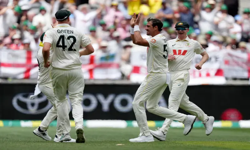 Head century powers Australia past England in chaotic two-day Ashes blitz