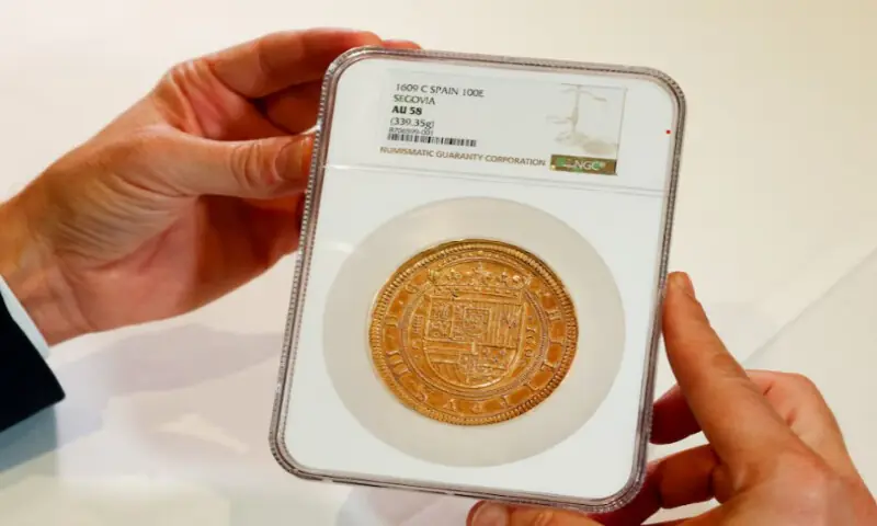 Spanish gold coin from 1609 may break European record at auction