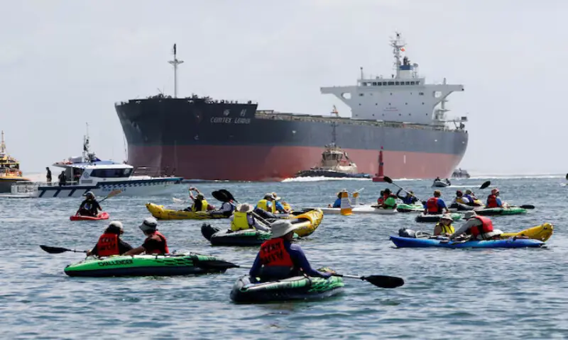Operations at Australia coal port to resume on Monday after climate protest disruption